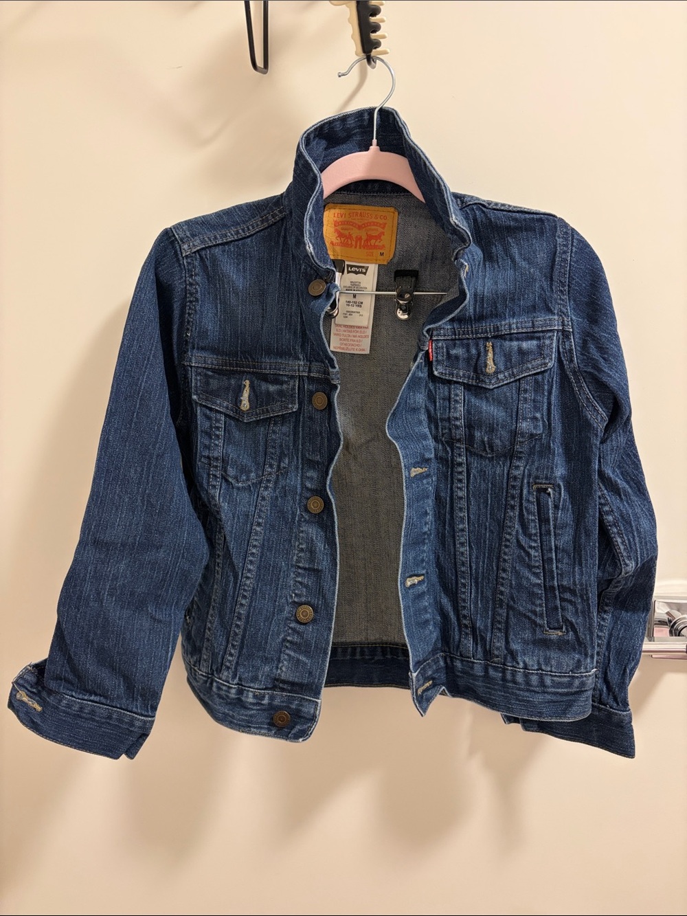 Levi’s Denim Jean Jacket Classic Style Kids 10-12